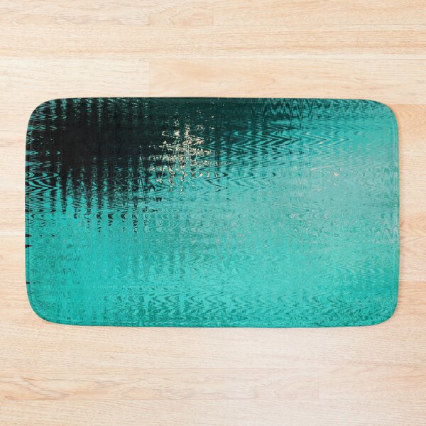 Item preview, Coastal Abstract Ocean Ripples Seagull Rocks in Light Teal Shades Water Aesthetic Reflection 3 of 4 designed and sold by Beachy.