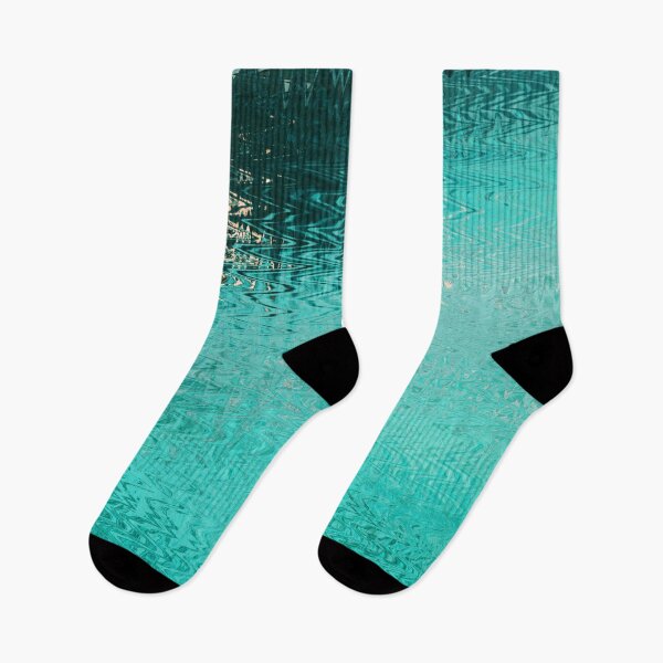 Item preview, Coastal Abstract Ocean Ripples Seagull Rocks in Light Teal Shades Water Aesthetic Reflection 3 of 4 designed and sold by Beachy.