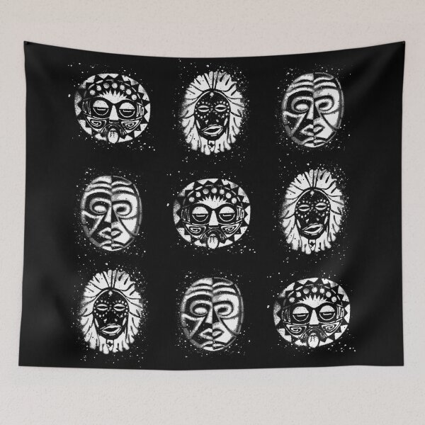 Item preview, Primal masks in white designed and sold by Anomalypark.