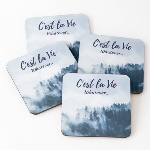 Item preview, This is life - popular french quotes theme gifts designed and sold by RebelliousRosee.