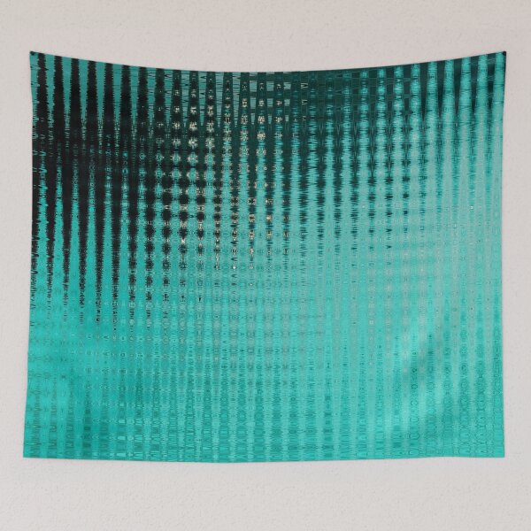 Item preview, Coastal Abstract Ocean Ripples Seagull Rocks in Light Teal Shades Water Aesthetic Reflection 4 of 4 designed and sold by Beachy.