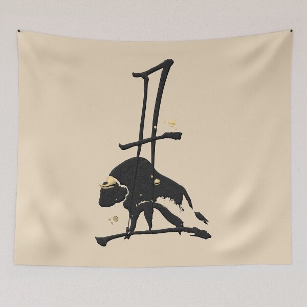 Item preview, Chinese Zodiac - Year of the Ox on Rice Paper designed and sold by Serge Averbukh Art Studio.