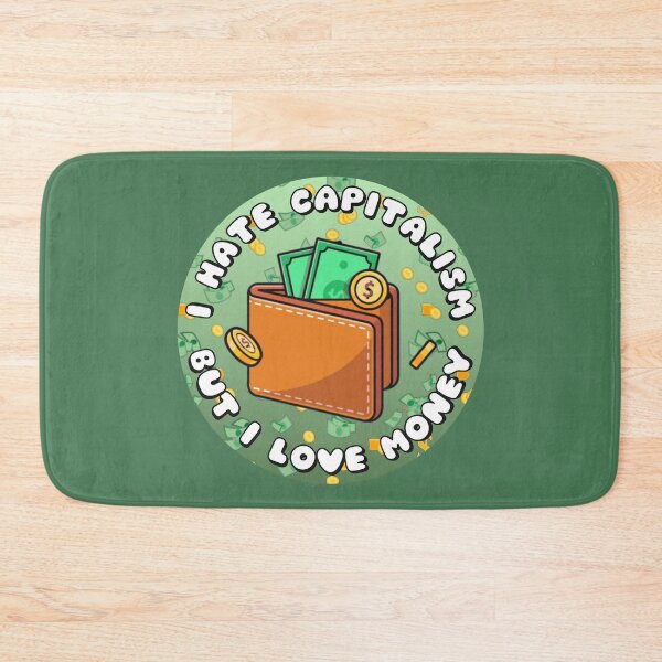 Item preview, I Hate Capitalism But I Love Money Wallet designed and sold by everything4eva.