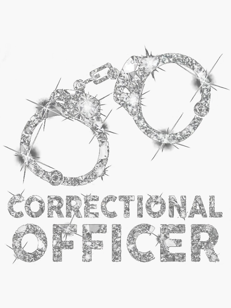 Correctional Officer Sticker For Sale By Brocklatih Redbubble 8407