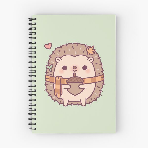Item preview, Cute Little Hedgehog Holding An Acorn Autumn designed and sold by rustydoodle.