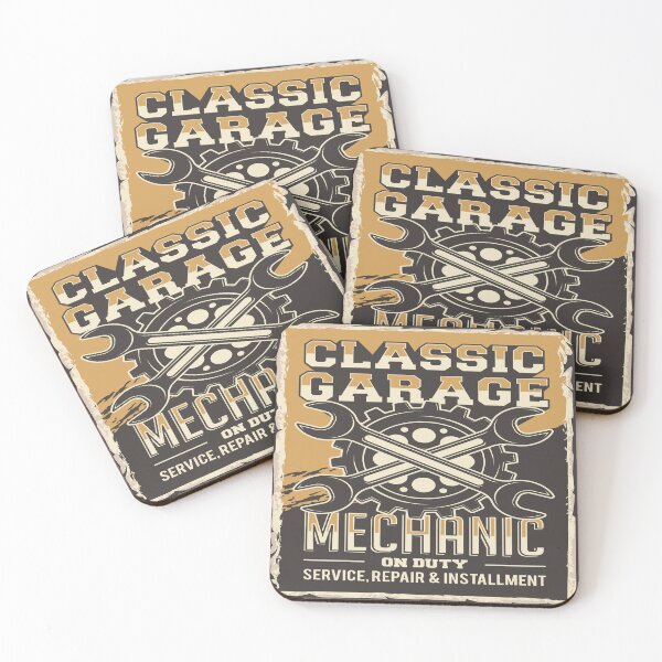 Item preview, Classic Garage Mechanic Design Retro Look designed and sold by FuddalanDesigns.