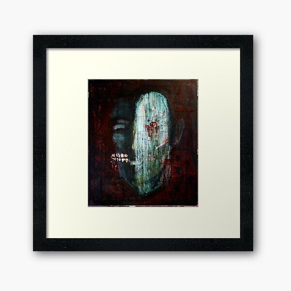 portrait of the killer Framed Art Print