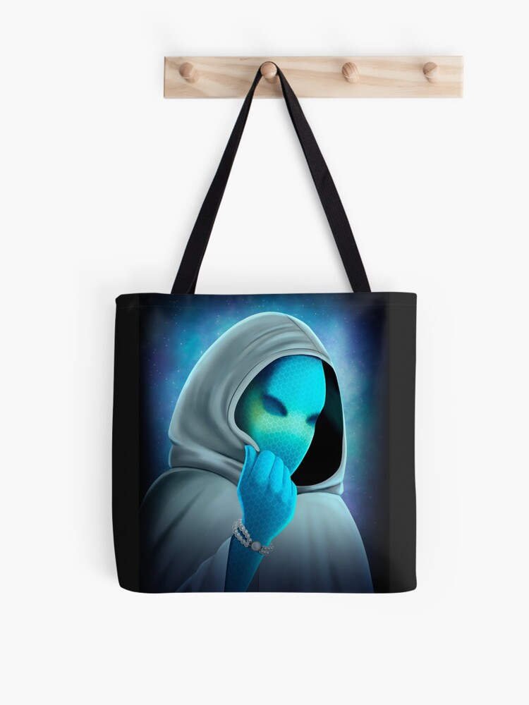 Thumbnail 1 of 2, Tote Bag, Aziz cover art 2 designed and sold by MillieLowelle.