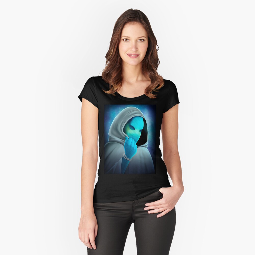 Item preview, Fitted Scoop T-Shirt designed and sold by MillieLowelle.