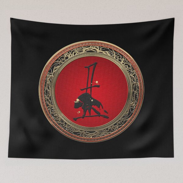 Item preview, Chinese Zodiac - Year of the Ox on Black Velvet designed and sold by Serge Averbukh Art Studio.