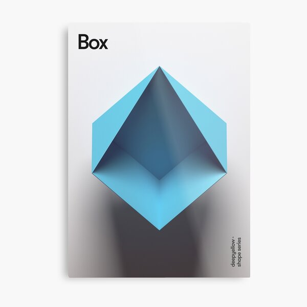 Box Metal Print