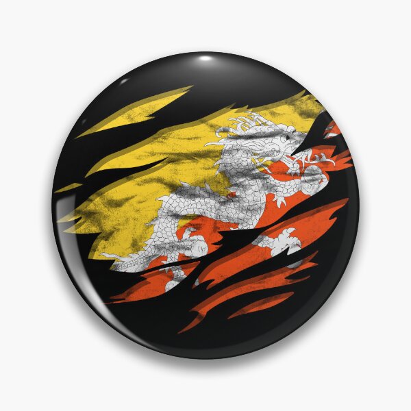 Item preview, Ripped Rip Open Bhutan Flag Palm designed and sold by rafaeltto.