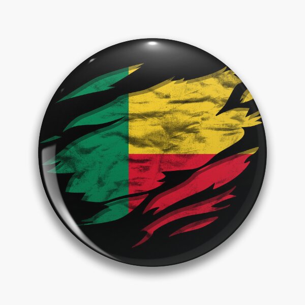 Item preview, Ripped Rip Open Benin Flag Palm designed and sold by rafaeltto.