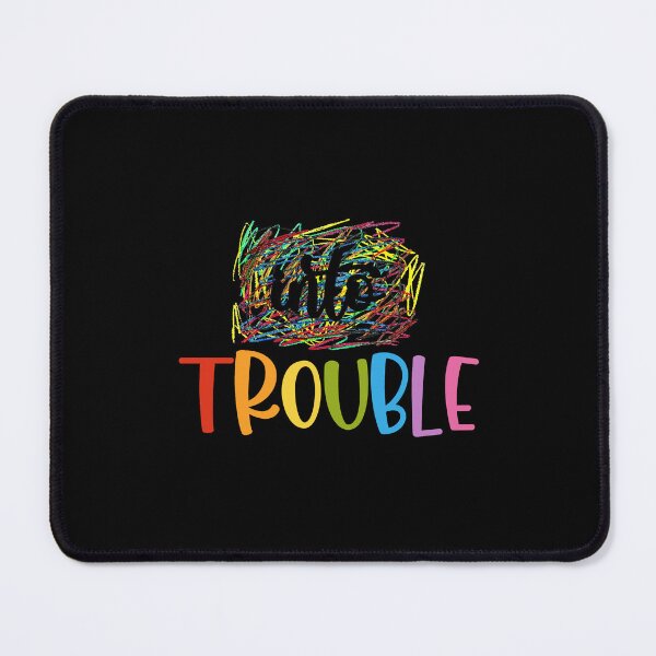 Item preview, I get us into trouble vintage colorful humor quote retro  designed and sold by elizabethdawnn.