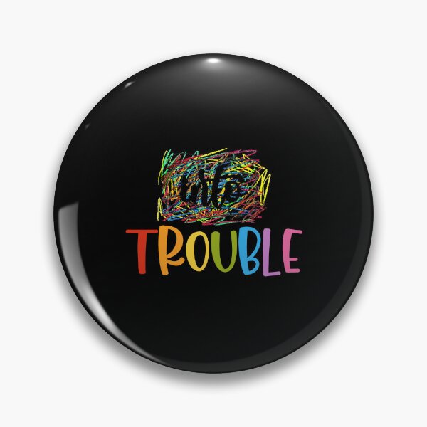 Item preview, I get us into trouble vintage colorful humor quote retro  designed and sold by elizabethdawnn.