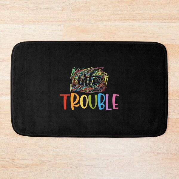 Item preview, I get us into trouble vintage colorful humor quote retro  designed and sold by elizabethdawnn.