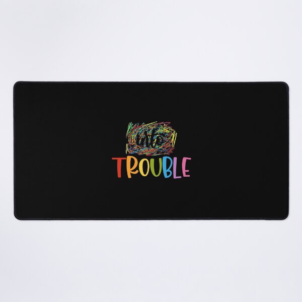 Item preview, I get us into trouble vintage colorful humor quote retro designed and sold by elizabethdawnn.