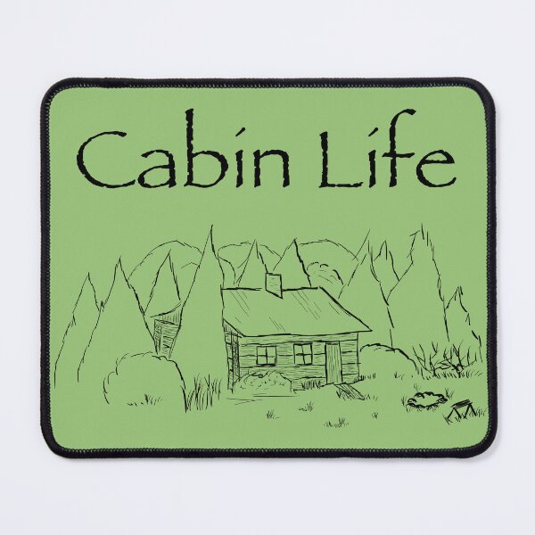 Item preview, "Cabin Life" Illustration designed and sold by Natural-Habitat.