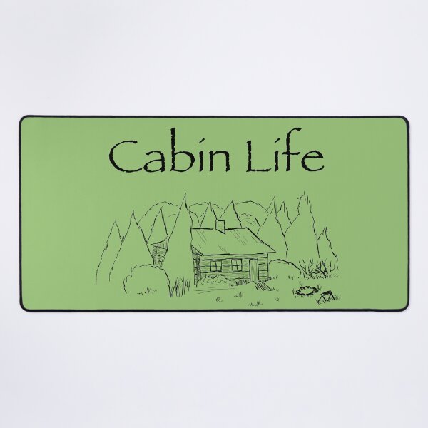 Item preview, "Cabin Life" Illustration designed and sold by Natural-Habitat.
