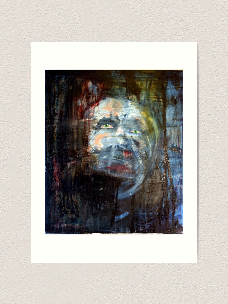 Alternate view of portrait of x Art Print