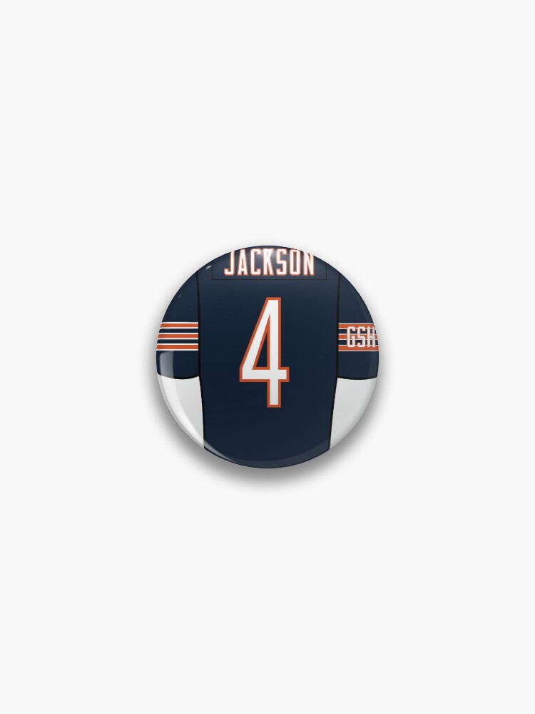 Eddie Jackson Jersey' Pin for Sale by bsweat