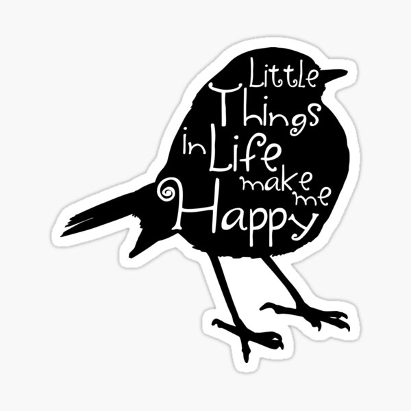 Film Die-cut Stickers / Bird – Little Happy Things
