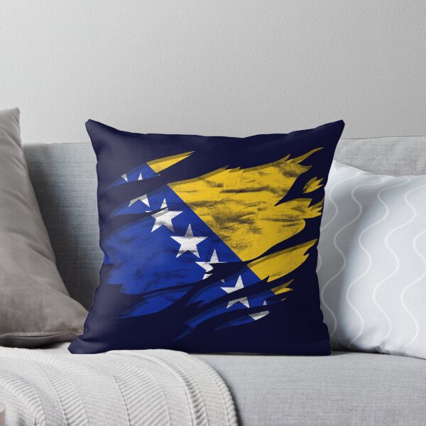 Item preview, Ripped Rip Open Bosnia _ Herzegovina Flag Palm designed and sold by rafaeltto.