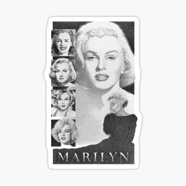 Marilyn Sticker
