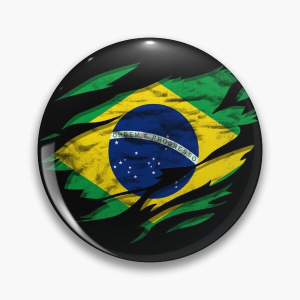 Artikelvorschau, Ripped Rip Open Brazil Flag Palm entworfen und verkauft von rafaeltto.