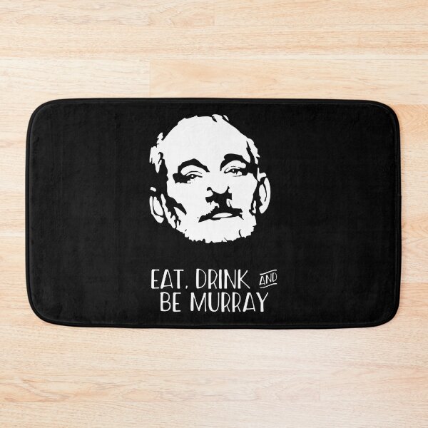 Item preview, Eat Drink and Be Múrráy Black and White Bill Merry Christmas Bill Múrráy 90 designed and sold by erediadeb.