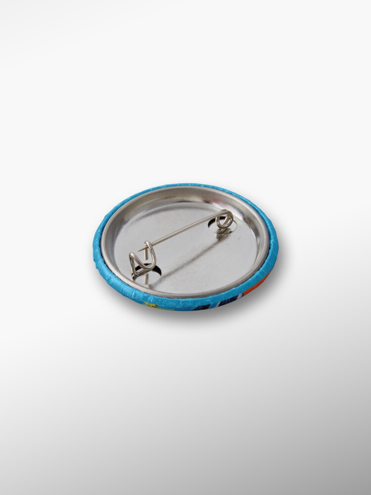 Alternate view of Aqua Aquarium Pin Badge Pin