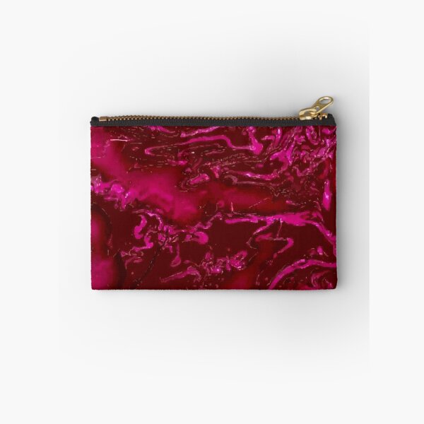 Item preview, Ruby - dark red pink ruby color abstract swirl pattern designed and sold by JaycraveDesigns.