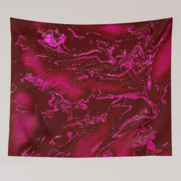 Item preview, Ruby - dark red pink ruby color abstract swirl pattern designed and sold by JaycraveDesigns.