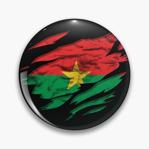 Item preview, Ripped Rip Open Burkina Faso Flag Palm designed and sold by rafaeltto.