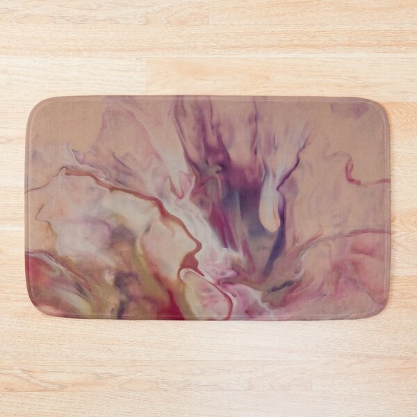 Item preview, Rose Taupe and English Violet Abstract Painting designed and sold by k9printart.