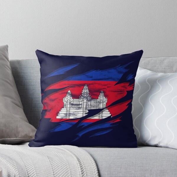Item preview, Ripped Rip Open Cambodia Flag Palm designed and sold by rafaeltto.
