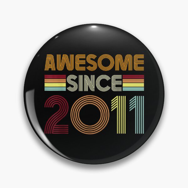 Item preview, Awesome Since 2011 11st Birthday Retro 11 Years Old Boy Girl designed and sold by Axelhellquis.