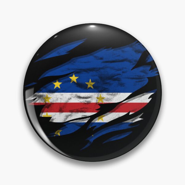 Item preview, Ripped Rip Open Cape Verde Flag Palm designed and sold by rafaeltto.