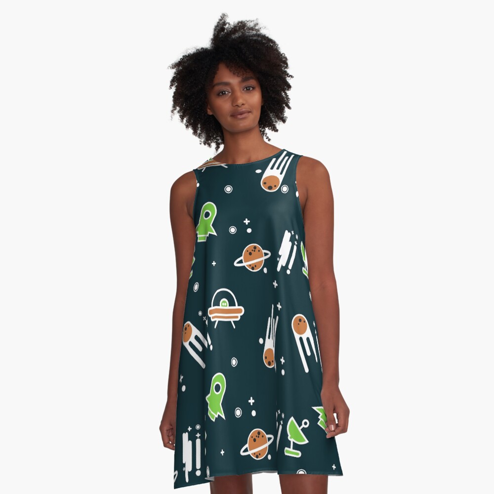 Item preview, A-Line Dress designed and sold by pixloger.