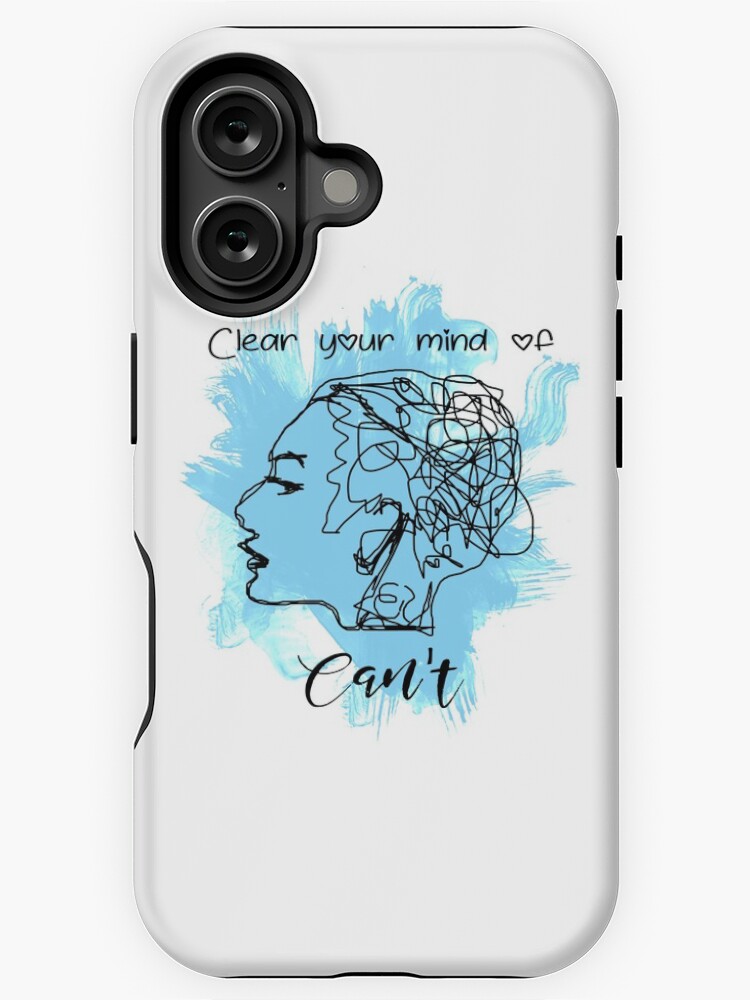 Thumbnail 1 of 4, iPhone Case, Clear your mind of can't designed and sold by SchoolCounselor.