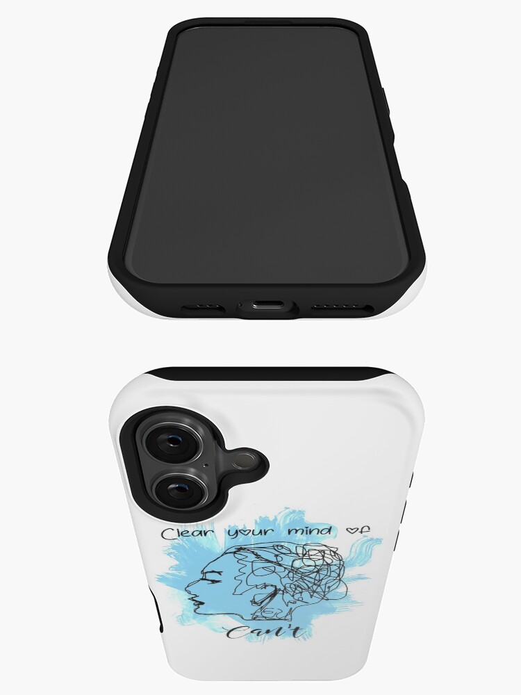 Thumbnail 3 of 4, iPhone Case, Clear your mind of can't designed and sold by SchoolCounselor.
