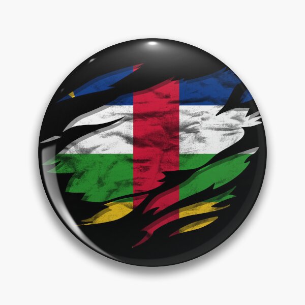 Item preview, Ripped Rip Open Central African Republic Flag Palm designed and sold by rafaeltto.