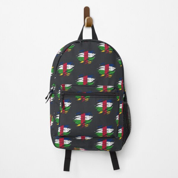 Item preview, Ripped Rip Open Central African Republic Flag Palm designed and sold by rafaeltto.