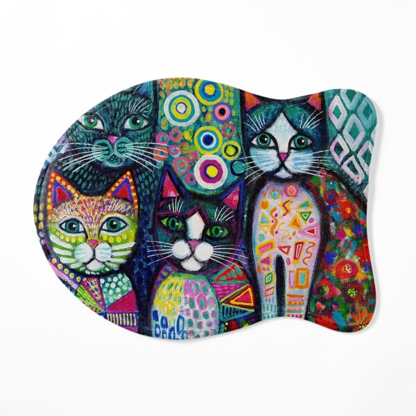 Quirky Cats Cat Mat