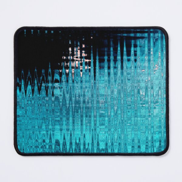 Item preview, Coastal Abstract Ocean Ripples Seagull Rocks in Turquoise Cyan Shades Water Aesthetic Reflection 2 of 4 designed and sold by Beachy.