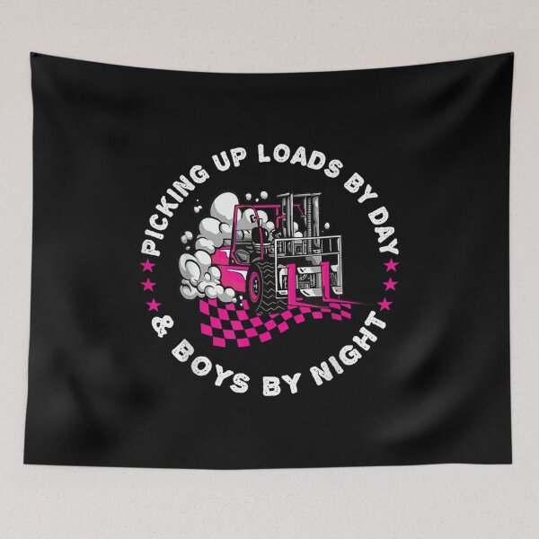 Item preview, Picking Up Loads By Day And Boys By Night Warehouse Forklift designed and sold by Jackwidforss.
