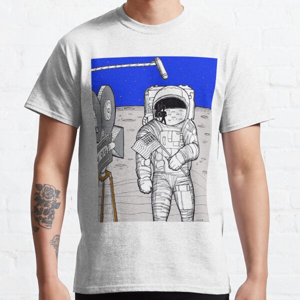 kubrick moon landing shirt