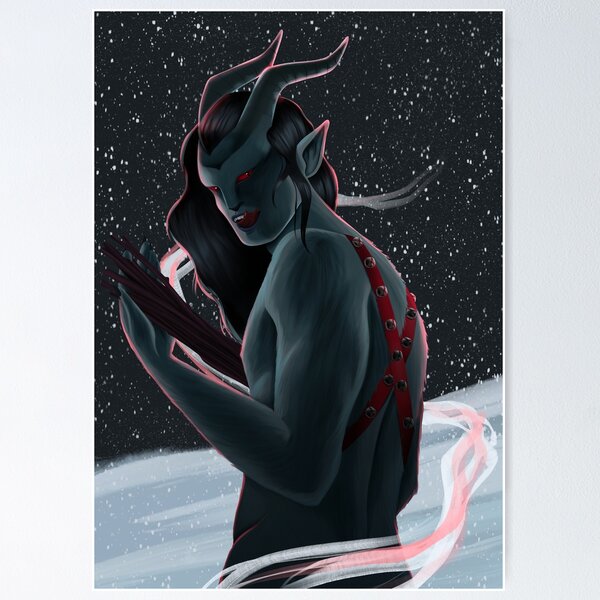 Krampus art 1 Poster