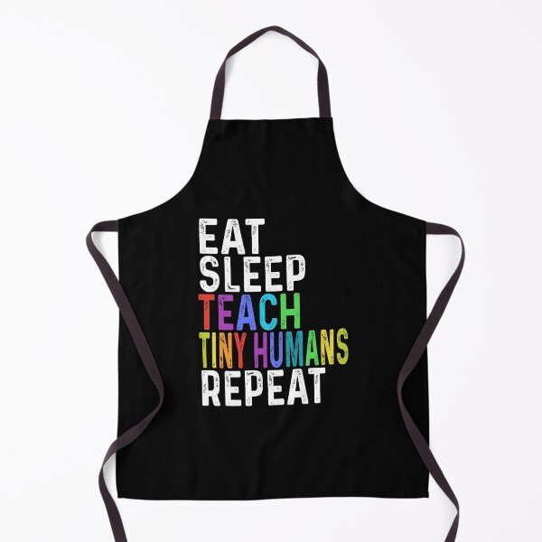 Item preview, Eat Sleep Teach Tiny Humans Repeat LGBT Pride LGBs Women I Support LGBT Tee designed and sold by erediadeb.