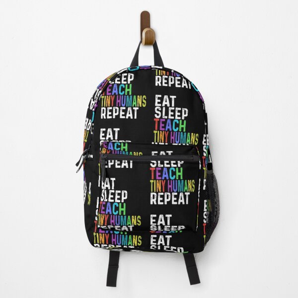 Item preview, Eat Sleep Teach Tiny Humans Repeat LGBT Pride LGBs Women I Support LGBT Tee designed and sold by erediadeb.
